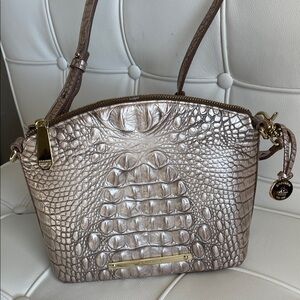 Brahmin
Mini Duxbury Embossed Leather Crossbody